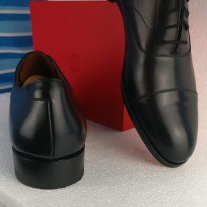 DACKS All Leather Classic Cap-toe Oxford Dress Shoe men 49/14.5us/14uk  NEW